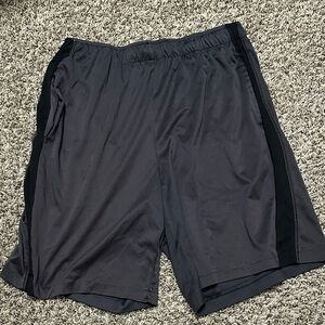 Tek Gear Men's Charcoal and Black Athletic Shorts